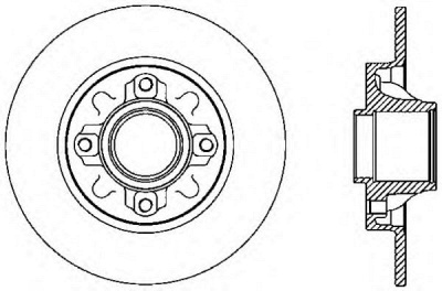 OPEN PARTS bdr238810 -  Тормозной диск